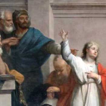 Le tableau avant et après restauration