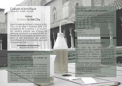 Science in the city, 2018