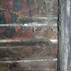 Etat du plafond avant restauration 