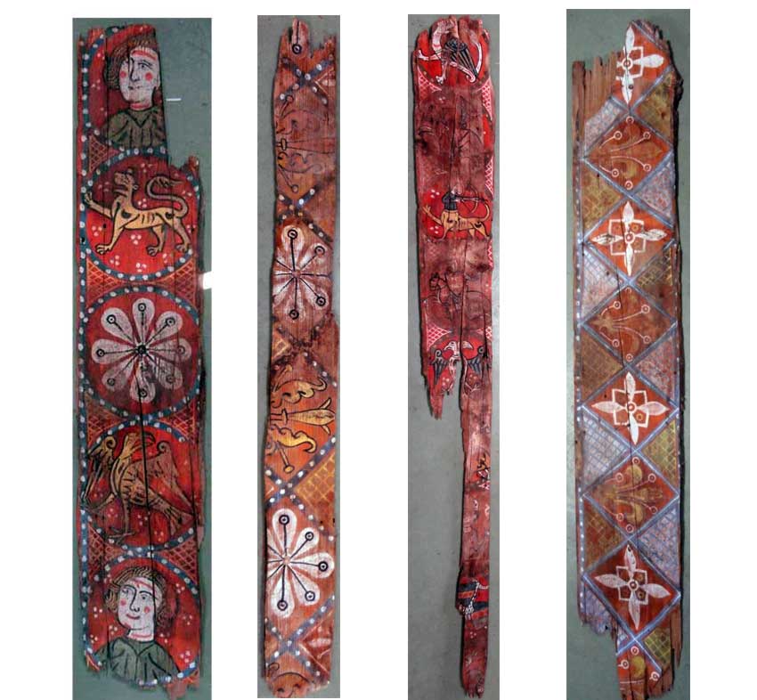 atelier du Lauragais, restauration plafond peint, Aude 