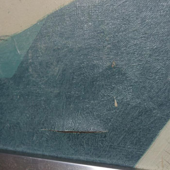 la fissure avant et après