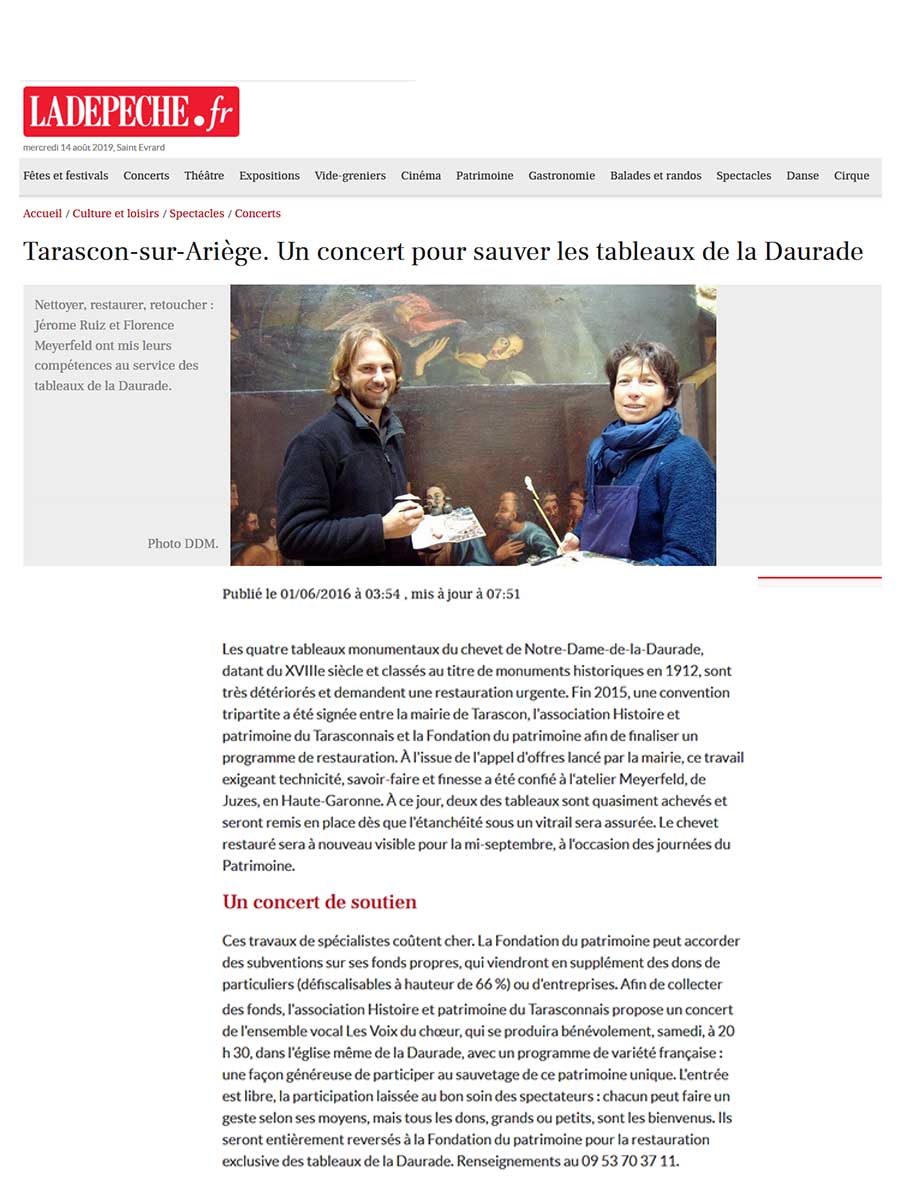 L'atelier du Lauragais la dépêche